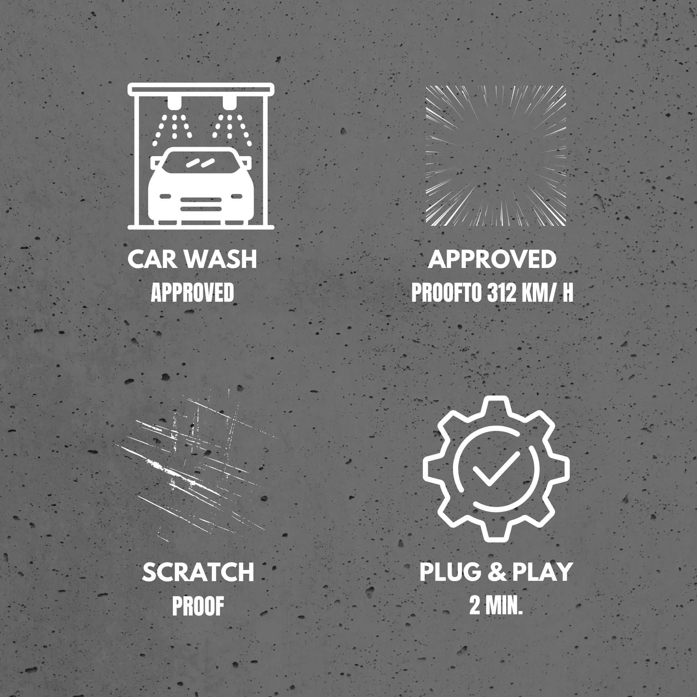 Magnet Kennzeichenhalter Set für die Ausstattung eines Fahrzeugs für Lang und Hochformat