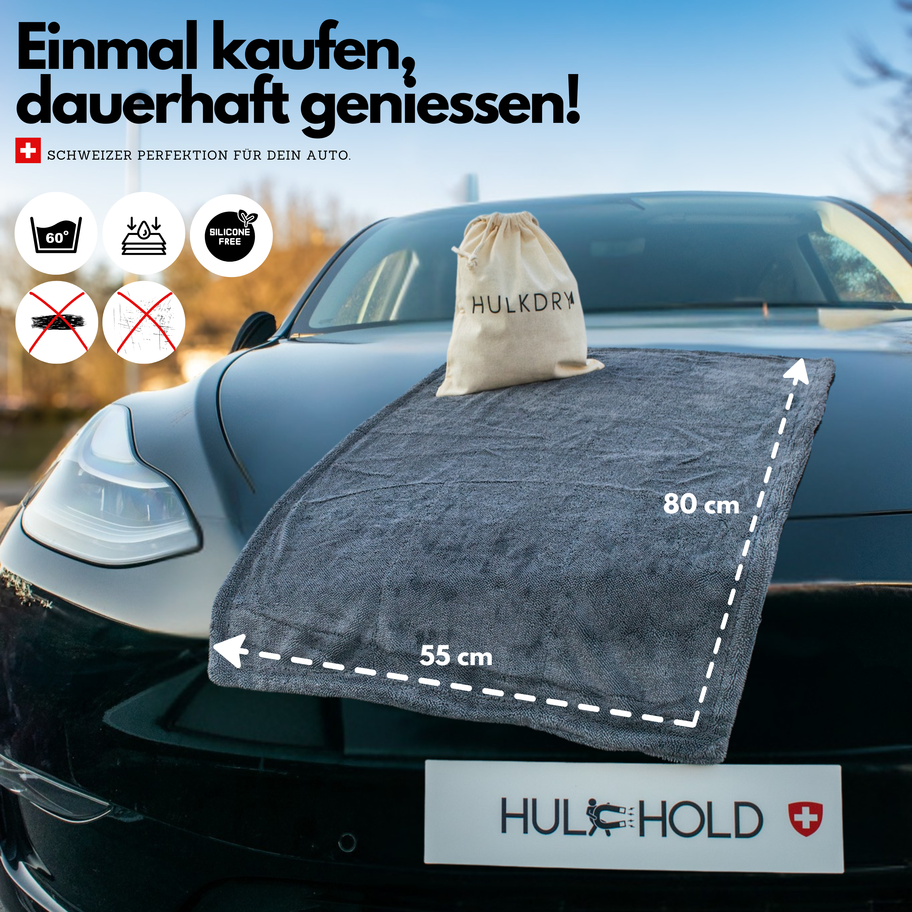 HulkDry – mit Personalisierung