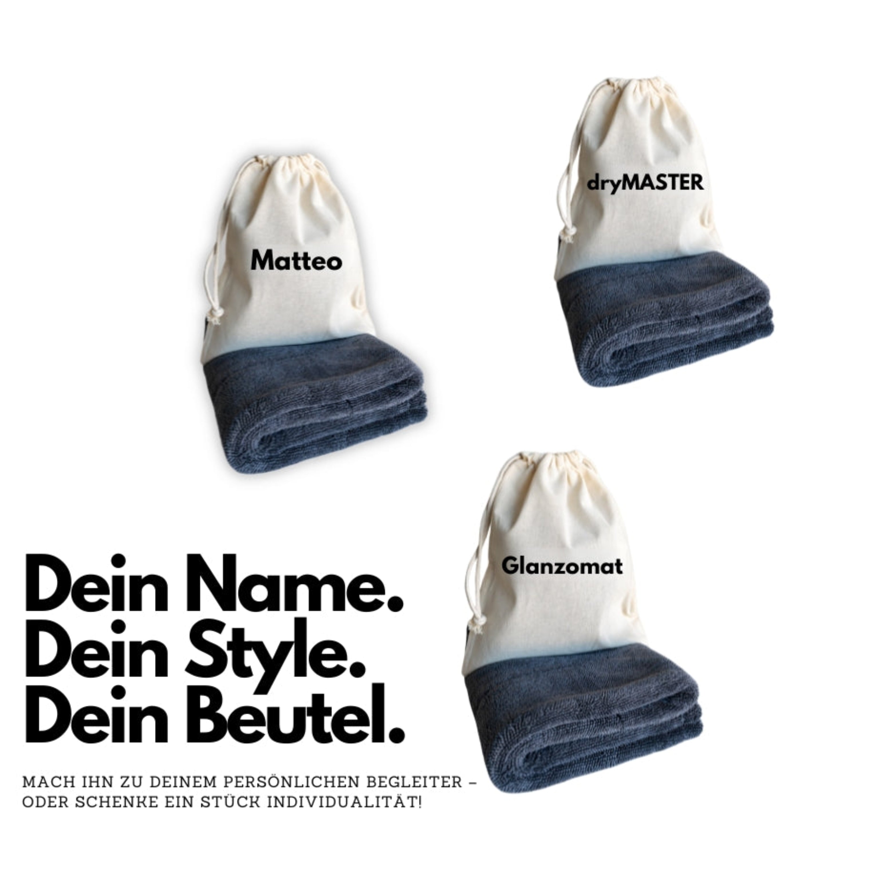 HulkDry – mit Personalisierung