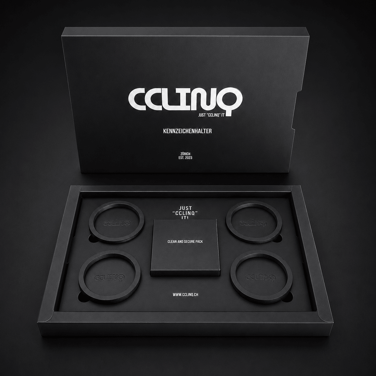 Kennzeichenhalter magnetisch – Swiss Made - CCLINQ